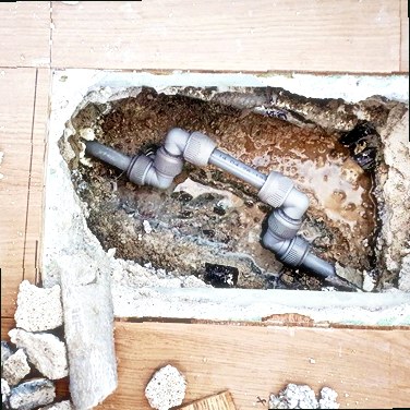 베란다 천장 누수 시공 현장