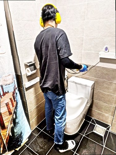 베란다 천장 누수 시공 사례 5