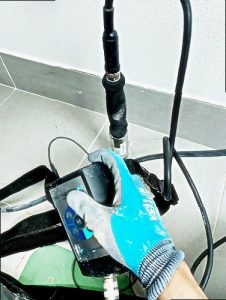 베란다 천장 누수로 인한 곰...